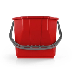 vendita online Secchio rosso con manico 15 l. Carrelli e secchi per pulizie TTS Cleaning